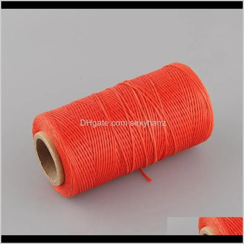 260meter 1mm 150d leather flat wax thread cord craft tool hand stitching1