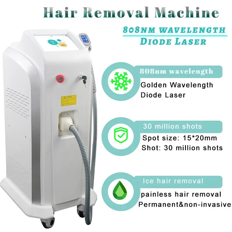 808nm Diode Laser Machine Armpit Bikini Hair Removal Permannt Skin Rejuvenation Ce Approval