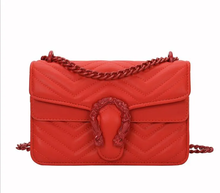 S￤lj handv￤skor Kedjansv￤skan Handbag Hig Quality Sac En huvudsaklig PU -l￤der crossbody messenger v￤skor f￶r kvinnor axel baga mode bagd
