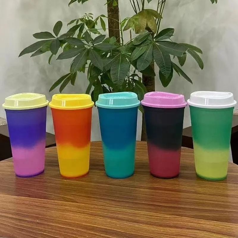 Starbucks Tumblers Sublimation 16OZ/473ML Hot Drink Color Changing Coffee  Cup From Angeldh2020, $2.27