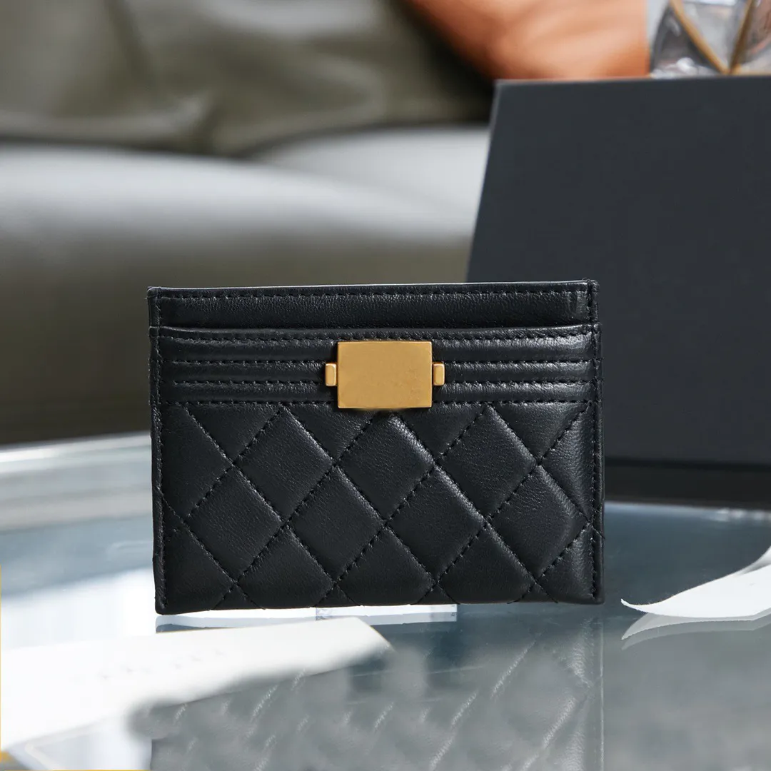 Klassiskt lyxmodemärke plånbok vintage lady brun läder handväska designer kedja axelväska med låda hel A84431 7 5-1236x