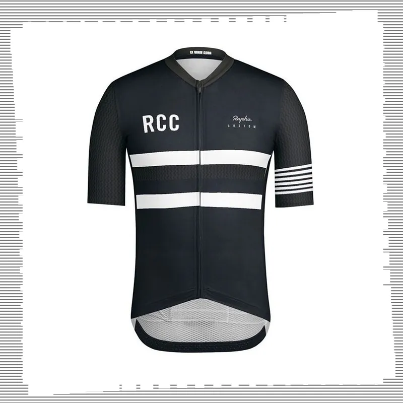 Pro equipe Rapha Ciclismo Jersey Mens Verão Quick Seco Seco Uniforme Mountain Bike Camisas de bicicleta de estrada Tops Roupas de corrida ao ar livre Sportswear Y21041283