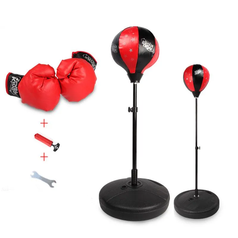 Punching Ball Gonglable avec Gants de Boxe