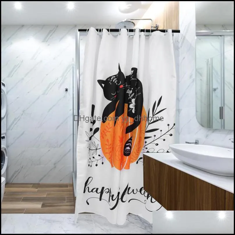 Shower Curtains 1pc Household Bathroom Curtain Decorative Bath