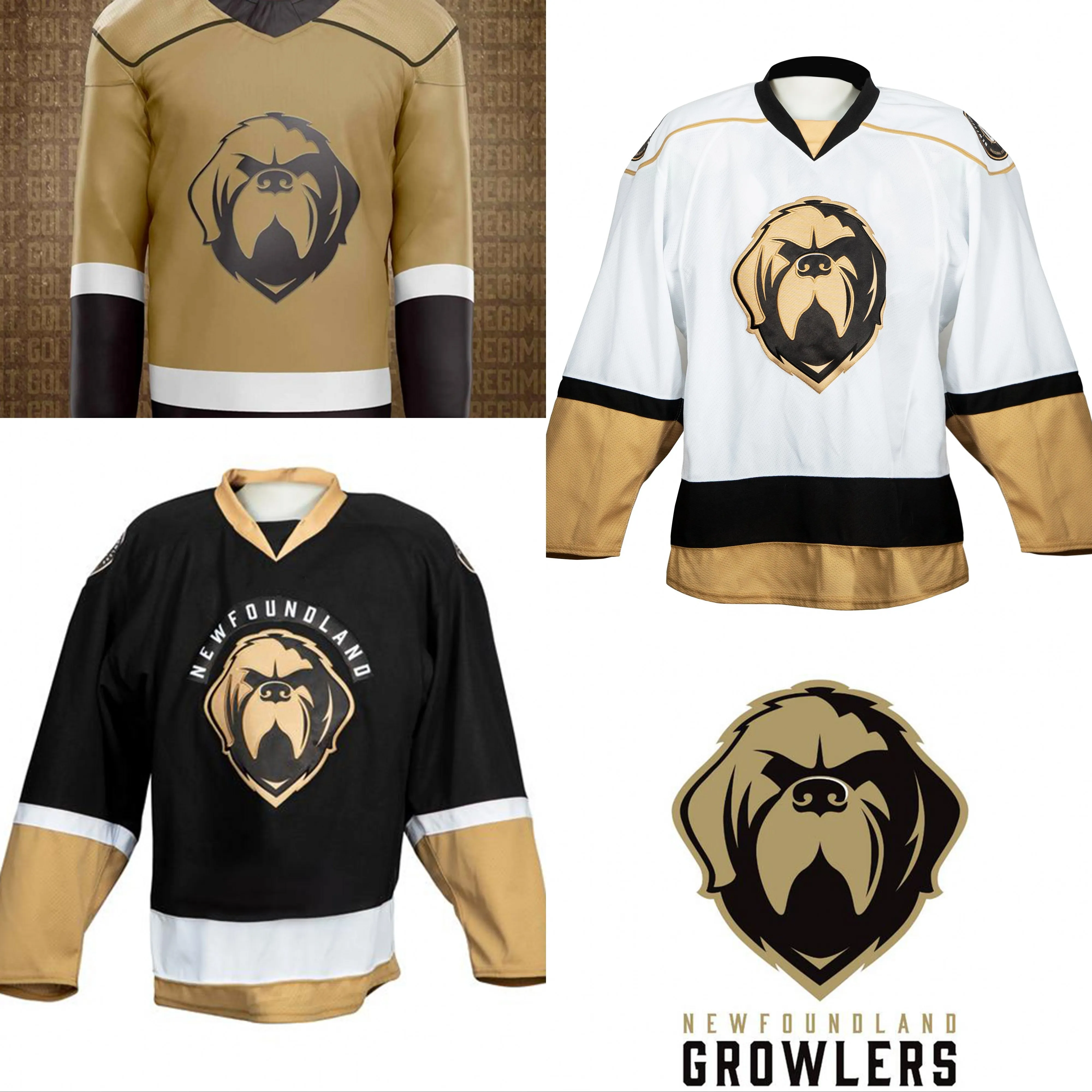 Newfoundland Growlers Men's T-Shirt Ice Hockey 2019 Newfoundland Growlers Men's T-Shirt Ice Hockey 2019