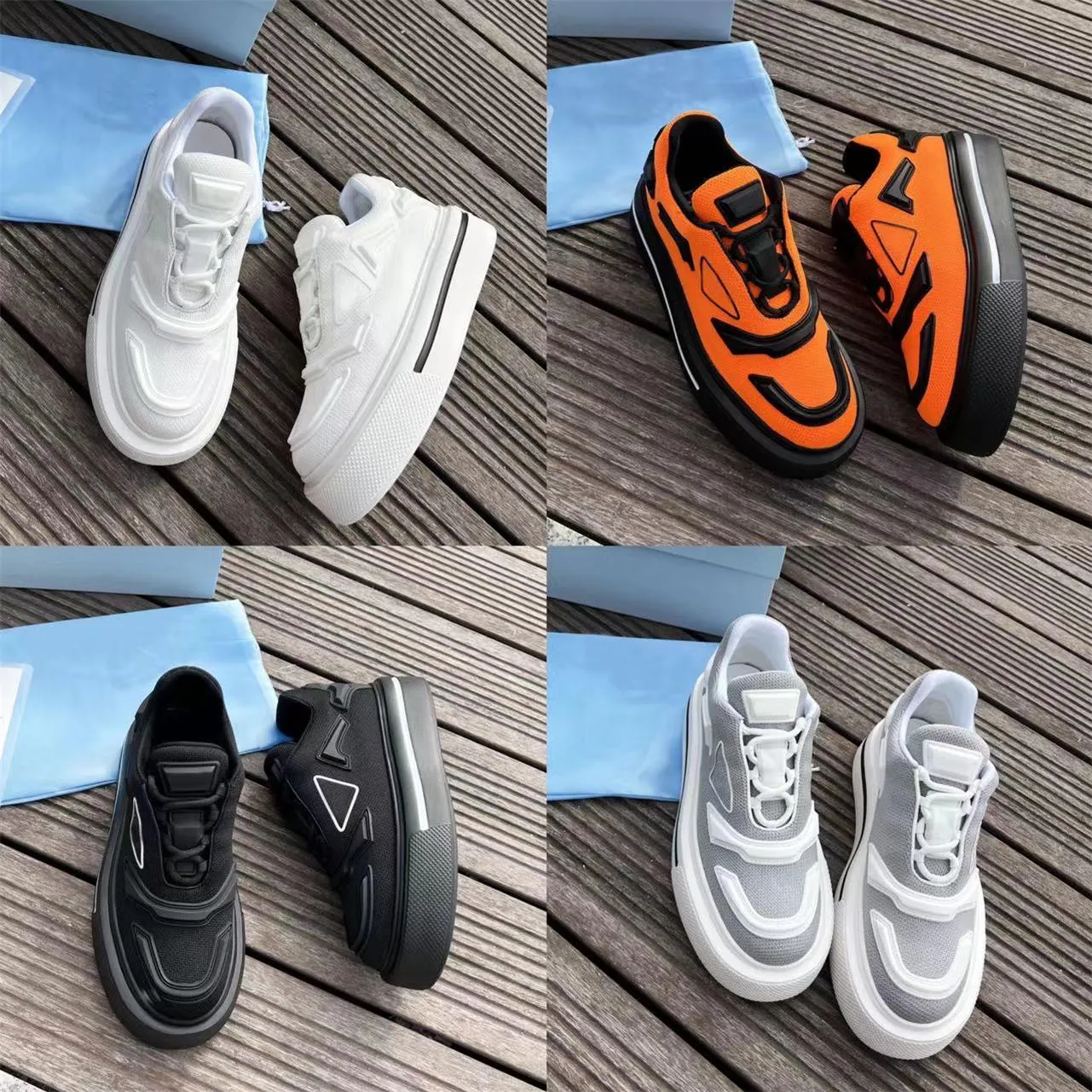 Designer Sneakers Hight Platform Casual Schoenen Mode Mannen Vrouwen Zand Schoen Luxe Antihechtende Loopschoenen Outdoor Sneaker Vetersluiting Populaire Trainers