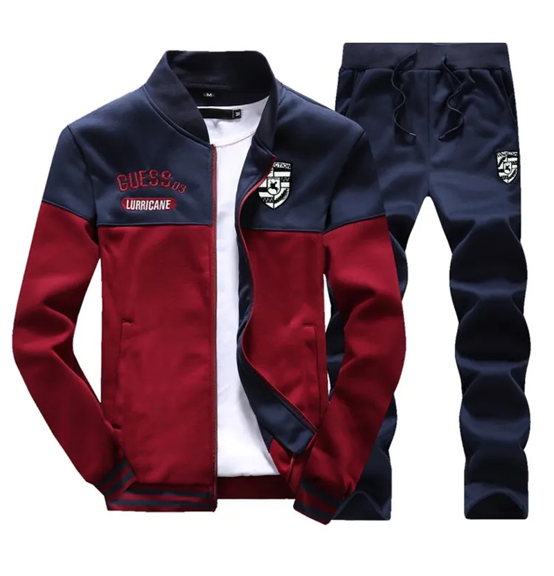 Two Piece Set Mens Tracksuit 13