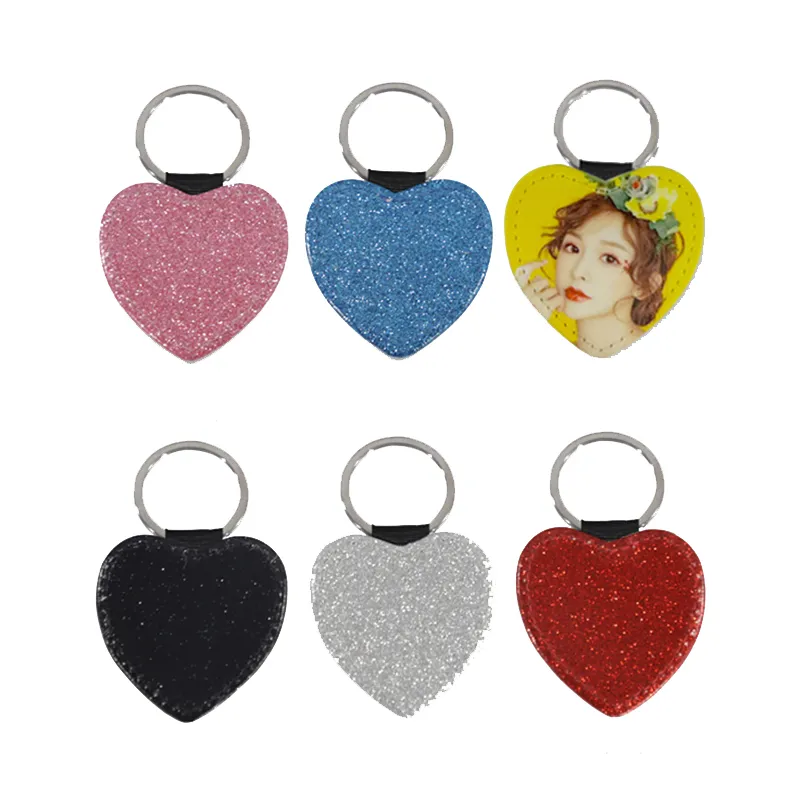 Сублимационные пустые DIY Beychain Подвеска Creative Creative Create Create Create Create Cardchains Heat Trans Transfer Camight Key Key Ring