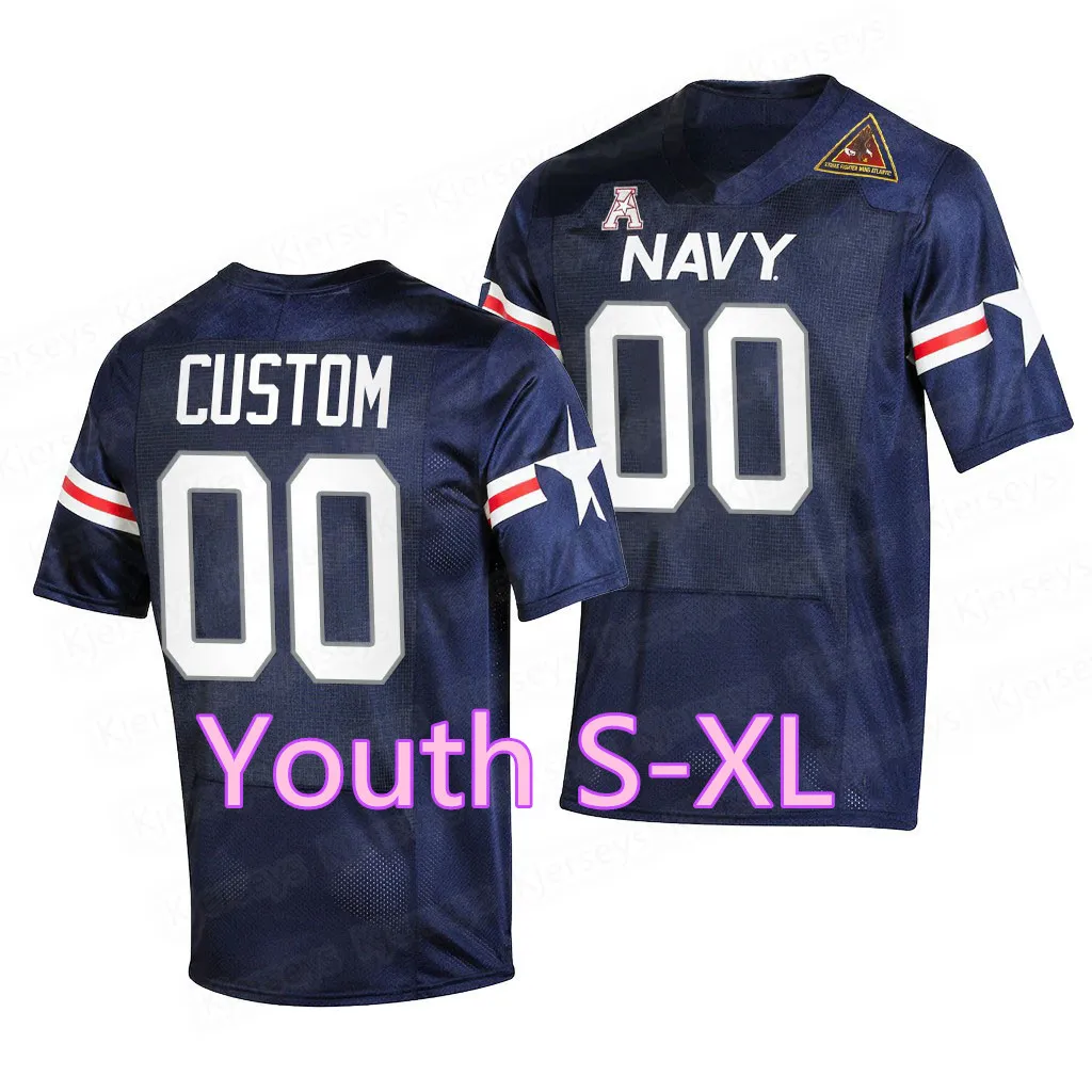 N3740 54 Diego Fagot 2021 22 Navy Midshipmen Jersey Semper