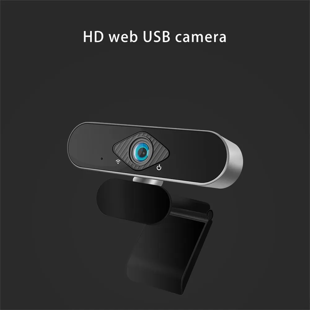 XiaoVV HD 4K Webcam Mini-Computer-PC-Webkamera mit Mikrofon, drehbare Kameras, Live-Übertragung, Videoanrufe, Konferenzarbeit