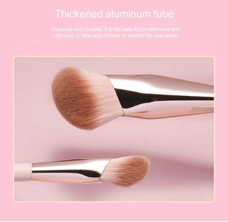 Makeup Brushes Set Foundation Concealer Pulver Blush Eye Shadow Lip Blend Trä Make Up Brush Tool Kit Maquiagem