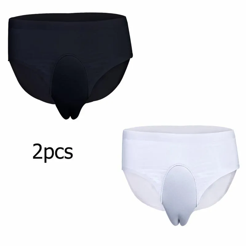 Underpants Men Hiding Gaff Panty Shaping Pants Fake Vaginal Pad For Crossdressing  Transgender Sexy Mens Briefs Padded Underwear From 18,28 €