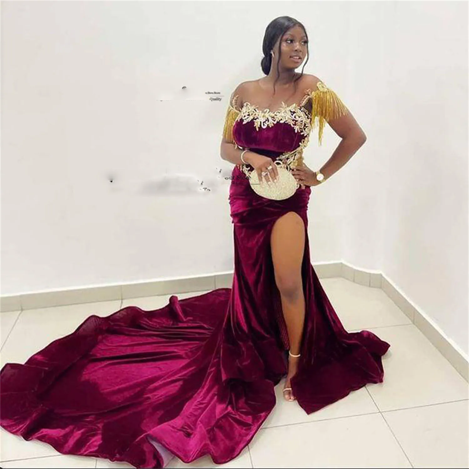 Burgundy and gold prom deals