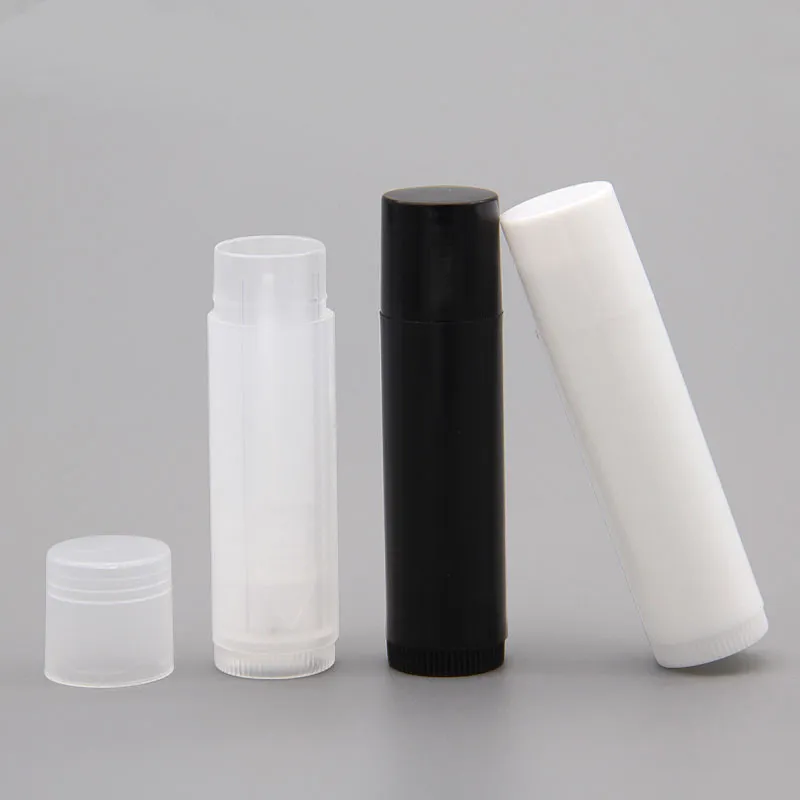 5ML 5G Empty Lip Balm Tubes Containers with Top Caps and Twist Bottom, Assorted Color