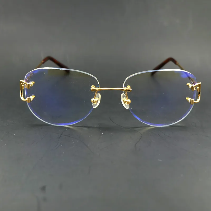 Gafas Transparentes Marco Moda Para Hombre Decoración Vintage Carter Gafas  De Diseñador De Lujo Gafas Con Estilo Sin Montura Óptico De Alta Calidad De  37,44 €