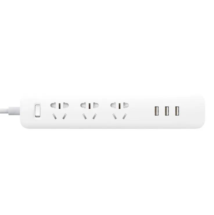  Youpin Mi Mijia Socket QC3.0 27W Fast Charging Power Strip 3 USB +three Sockets Standard Plug Interface Extension Lead 1.8m