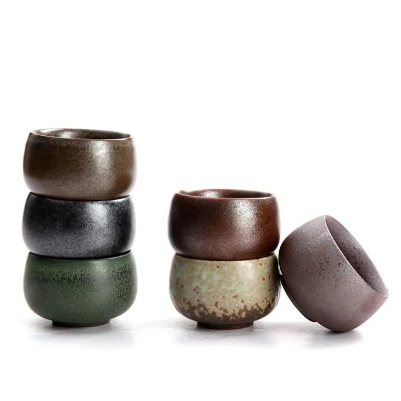 Japansk keramisk ugn byt te mugg hush￥ll master cup handgjorda keramik retro liten sk￥lkontor tecup drinkware koppar tefat tefat