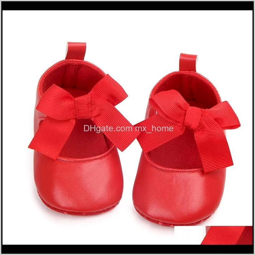 newborn baby girls shoes pu leather buckle first walkers big bow summer princess shoes party wedding baby girl shoes