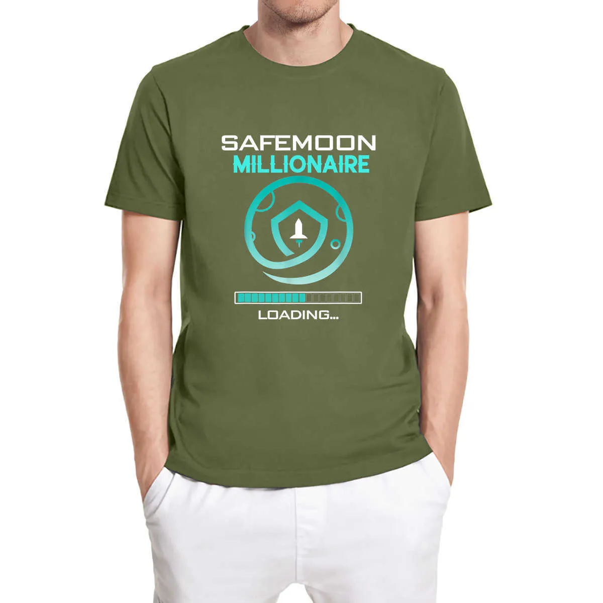 Funny Safemoon Millionaire Loading Cryptocurrency Mens Shirt Short Sleeve  Vintage Unisex T Shirt Cotton Tops Tee Oversize From 9,61 € | DHgate