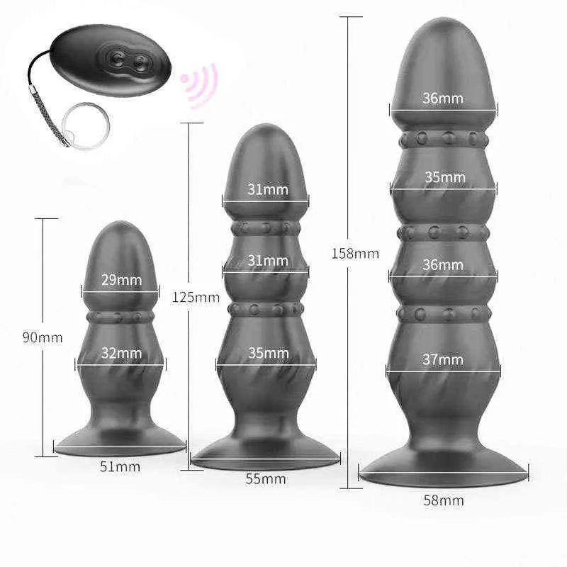 Vibratori Anale NXY Plug Vibratore Maschio Prostata Massaggiatore ButtPlug Giocattoli Sessuali Per Uomini Ventosa Dildo Donne Mast Butt_voghion.com