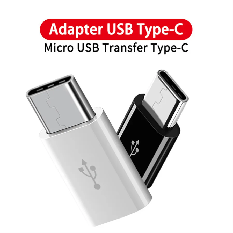 Micro Kvinna USB för att skriva C Male Cable Adapter Connector för Samsung HTC Android Phone Tablet