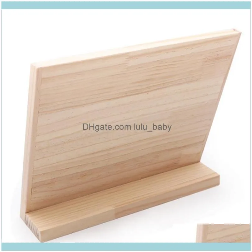 Jewelry Pouches, Bags Log Ring Stand Solid Wood Display Tray Cabinet Wooden Business Card Shelf