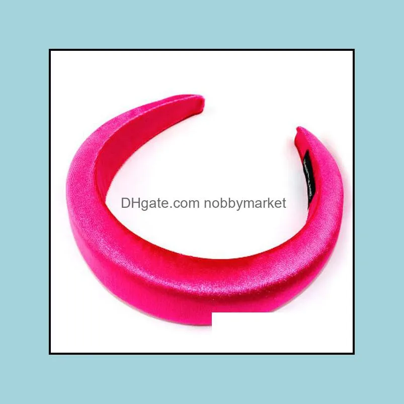 Korean Head Hoop Jewelry Solid Color Hair Band Velvet Headbands Women High Quality Hair Band Fashion Headwear Hair Accessories