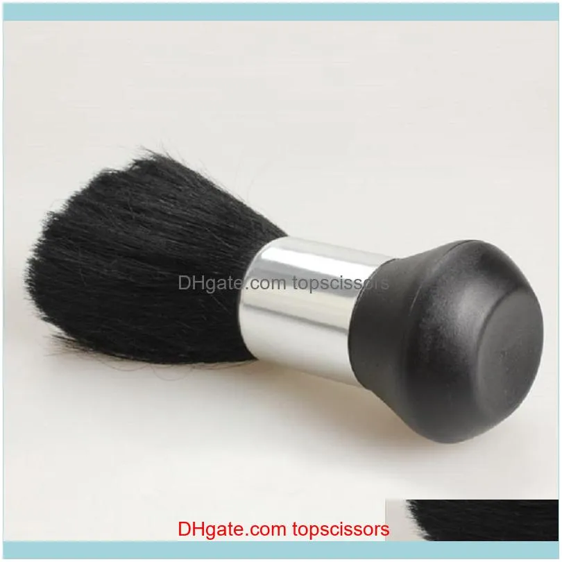 Barber Neck Duster Soft Brush Hairdressing Hair Cutting Salon Stylist Black Shaving Brush High Quality Neck Duster Brush