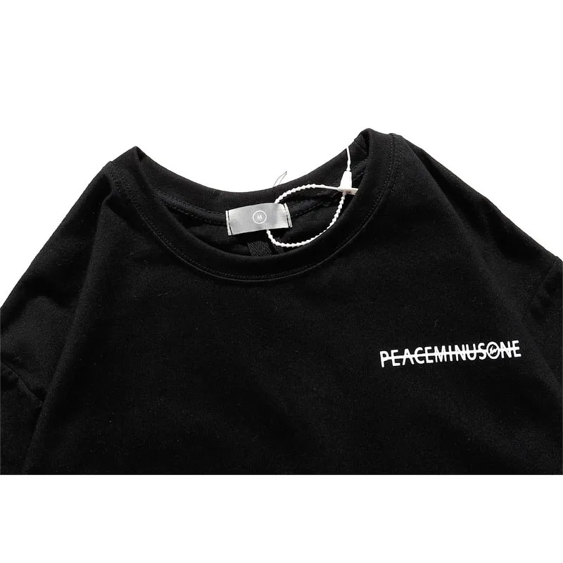 トップス peacemimusone daisy t-shirt black Wholesale PEACEMINUSONE G DRAGON Daisy T Shirt Trendy Loose