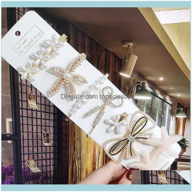 Korean Hairgrip Crystal Hair Clip For Women Fashion Girl Gold Silver Hairpins Headwear Accessories Barrettes Side1