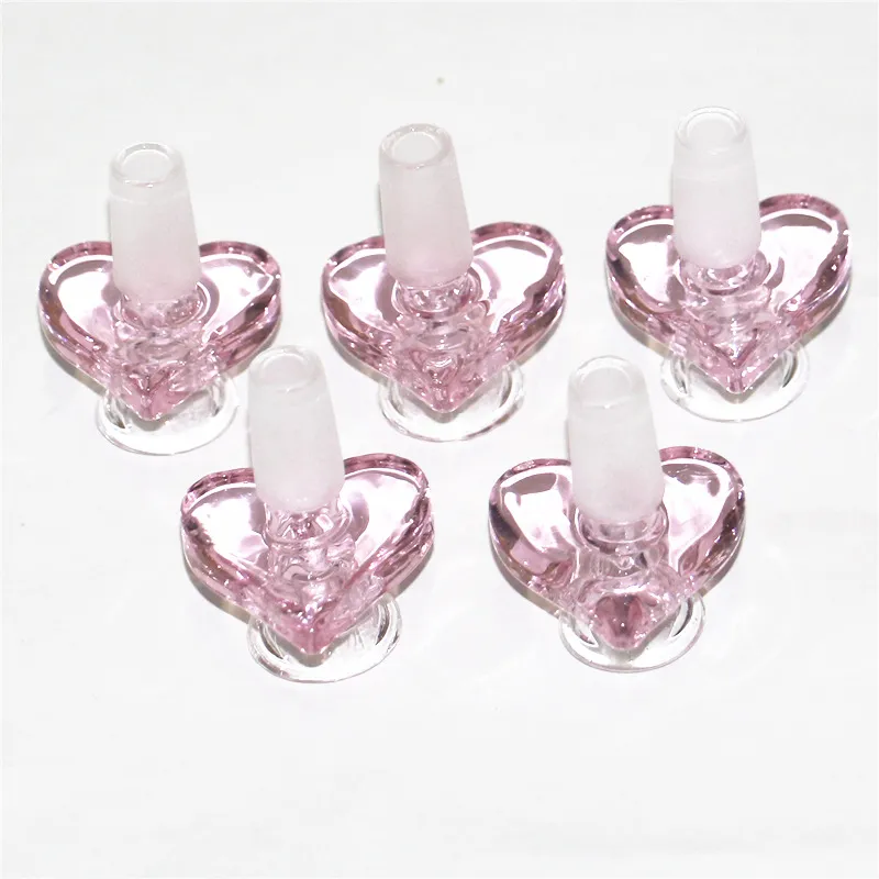 Navanges 14mm Bols en verre 18mm 18mm Couleur rose Bong Bol Fumeur Pièce pour pipe à eau DAB