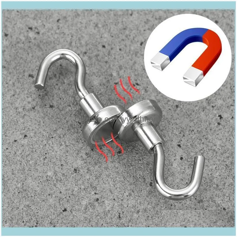 D16 Super Strong Magnetic Hooks For Storage And Organization Heavy Duty Hook Holder Metal Stainless Steel Hanger Home Kitchen1