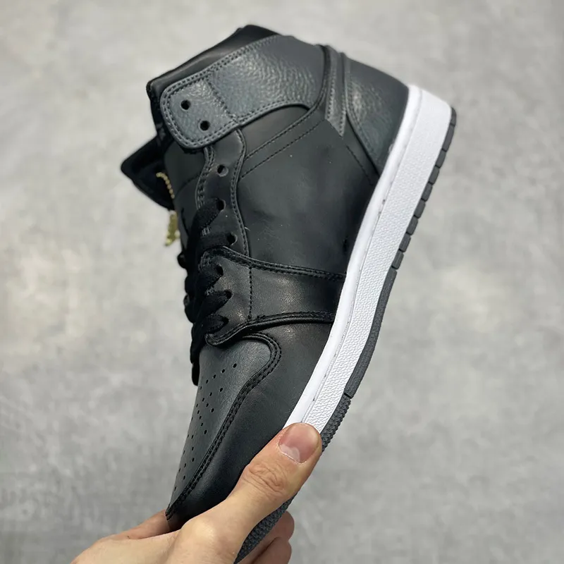 2021 Top Quality Jumpman 1 Basketball Shoes Mid charcoal grey 1s Designer Fashion Sport Running shoe With Box