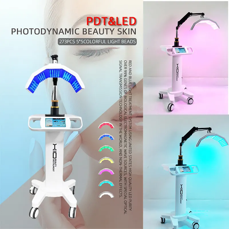 2022 Professionell Photon Skin Föryngringmaskin Ansiktsvård PDT LED Terapi Laser Färg Ljuslampa Skönhetssalongutrustning