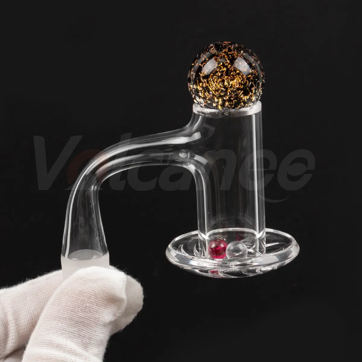 Eua liquidificador quartzo Banger 20mm beveled borda top balde feminino 14mm 18mm para fumar Dab equipamento de vidro de vidro Bongs