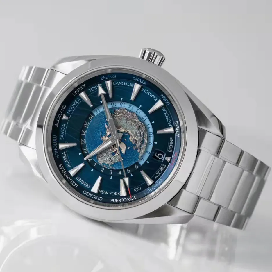 Мировая мода Мужские S Time Джеймс Бонд Мужские автоматические часы Механические часы Skyfall Стальные наручные часы