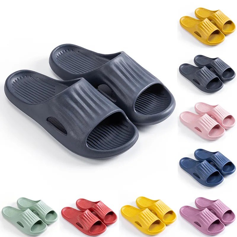 Slides skor tofflor män kvinnor sandal plattform sneakers mens kvinnor röda svarta vita gula glidsandaler tränare utomhus inomhus tofflor gai