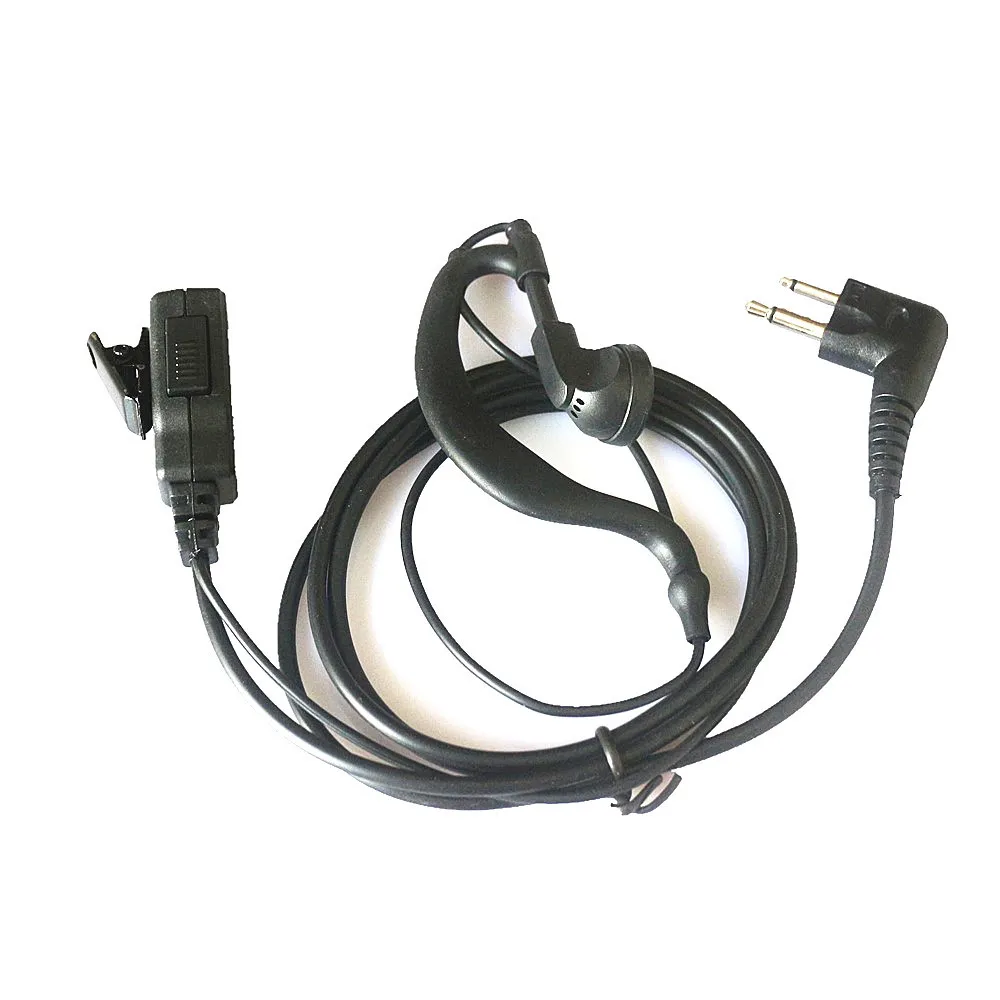 2. G-vormige headset headset, motorvoertuig PTT-microfoon, tweerichtingsradio CP88, CP040 CP100 CP125 CP150 CP200 CP250 CP300