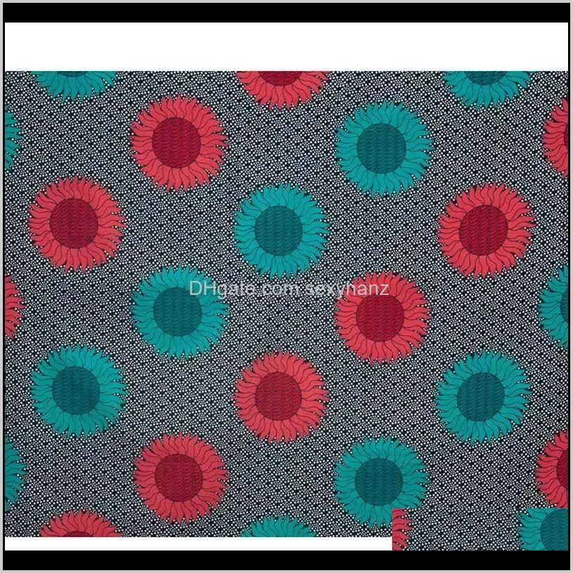 new fashion polyester wax prints fabric ankara binta real wax high quality 3 yards african fabric for party dress