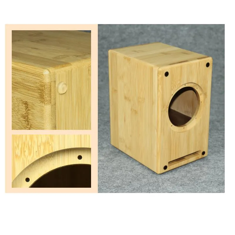 Wooden shop speaker box