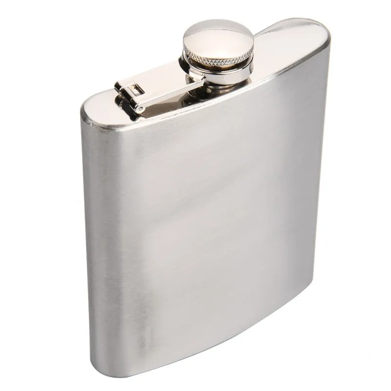 7oz Stainless Steel Hip Flask Pocket Flasks Retro Whishkey Liquor Bottle for Men