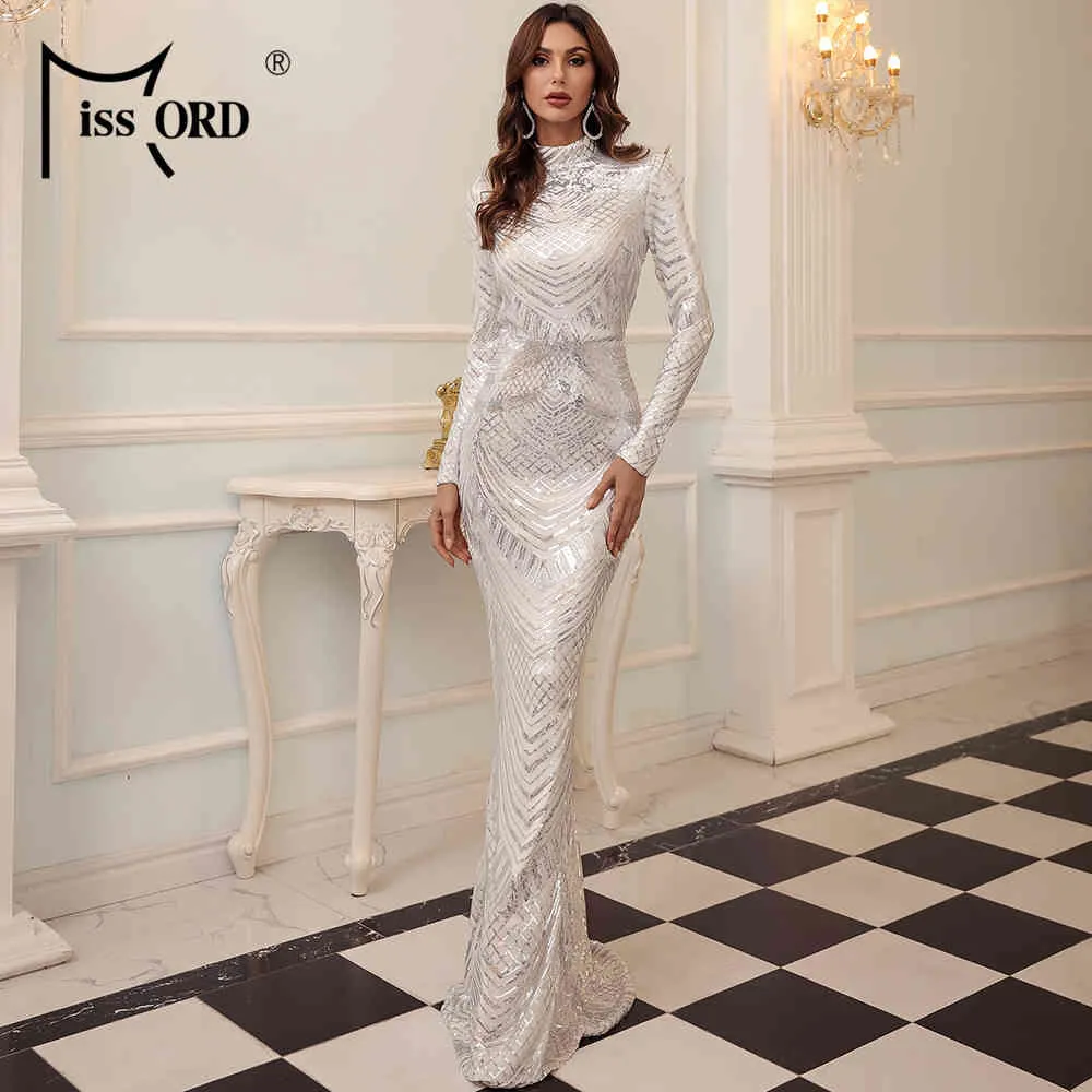 green emerald velvet dress Shop Plus Size Sequin Long Sleeves Bodycon High Slit Evening Dress