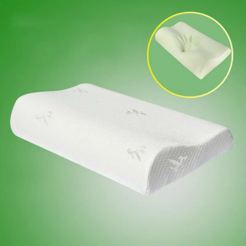 Memory Foam Pillow Orthopedic Slow Rebound Neck Protection Soft Massage Cervical Health Care Bedding F0447 210420