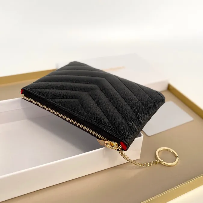 Luxury Mini Ladies Leather Coin Purse For Women Classic Designer Short  Wallet With Caviar Sheepskin, Credit Card Holder, And Genuine Pocket Bags  From Mvp_bags, $25.91 | DHgate.Com