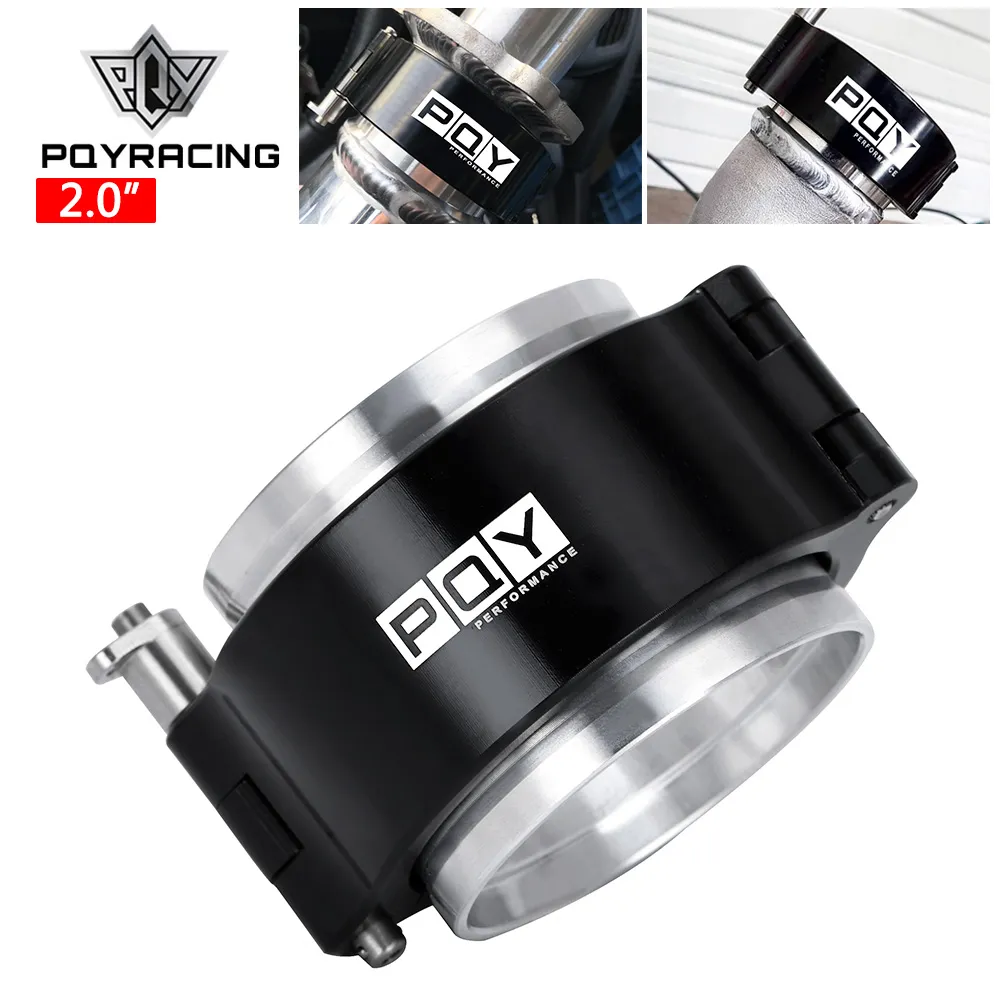 PQY - 1 parça 2.0 Kelepçe Sistem Montaj Egzoz V-Bant Kelepçe Hızlı Bırakma OD Egzoz / Intercooler Boru / Turbo PQY-VCE10BK-QY