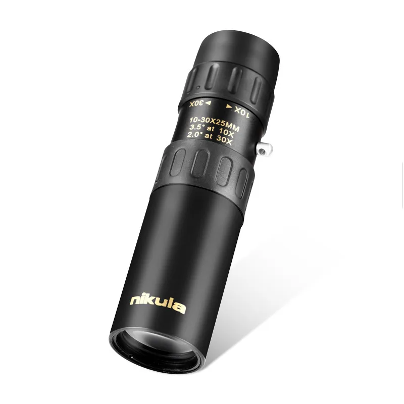 binoculars Nikula 10-30x25 Zoom Monocular high quality Telescope Pockets Binoculo Hunting Optical Prism Scope no tripod