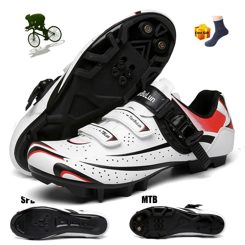 MTB ركوب الدراجات أحذية الرجال Zapatillas de ciclismo hombre احترافية في الهواء الطلق قفل ذاتي جبل أحذية دراجة أحذية الدراجة على الطريق