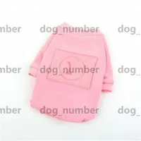 Pink Embroidered Pets Sweater Fashion Casual Dog Apparel Trendy Letters Design Cotton Pet Jacket Bulldog Pug Schnauzer Outerwear