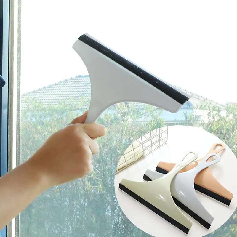 Glass Wipers Cleaner Home Window Cleaning Tool Artifact Scraper Rubber Single-sided Wipe Bathroom Mirror DH5867