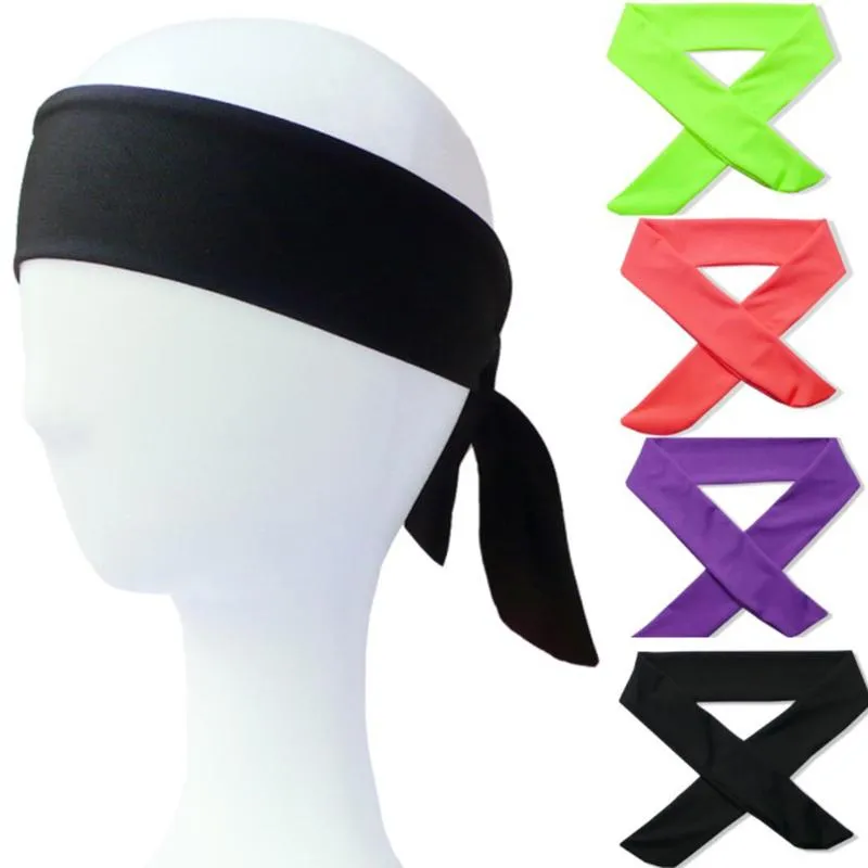 Sweatband Headband Tie Sports Antiperspirant Headscarf Outdoor Unisex Tennis Jogging Fitness Pirate